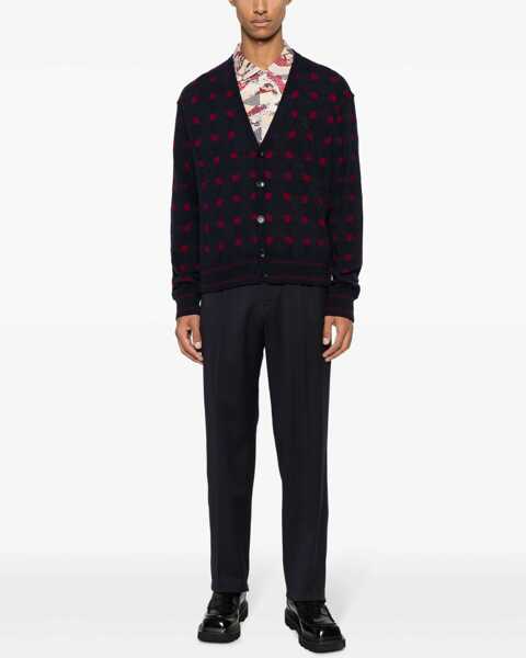 Cardigane ETRO V-Neck Cardigan BLUE Barbati (BM 10578707) 2