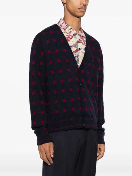 Cardigane ETRO V-Neck Cardigan BLUE Barbati (BM 10578707) 3