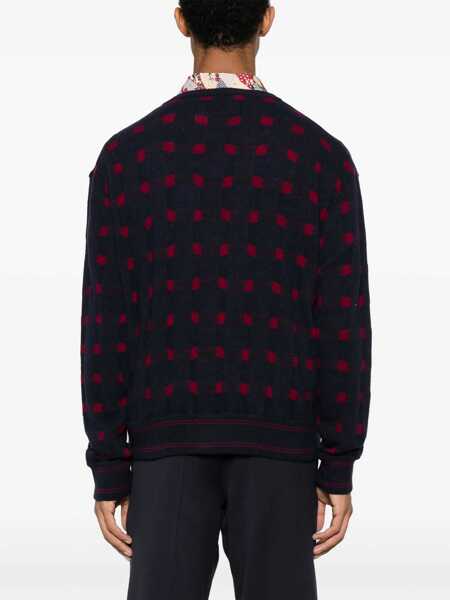 Cardigane ETRO V-Neck Cardigan BLUE Barbati (BM 10578707) 4