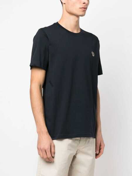 Tricouri Paul Smith Zebra Logo T-Shirt BLUE Barbati (BM 10578713) 3