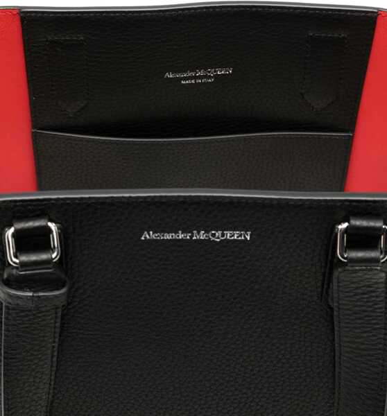 Borsete Alexander McQueen Tote Bag The Edge BLACK Barbati (BM 10578740) 5
