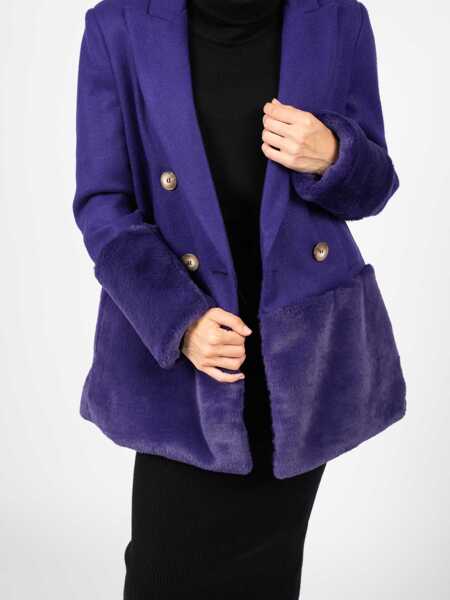 Jachete Silvian Heach Nichiren CVA22028GC Fioletowy Barbati (BM 10579940) 6