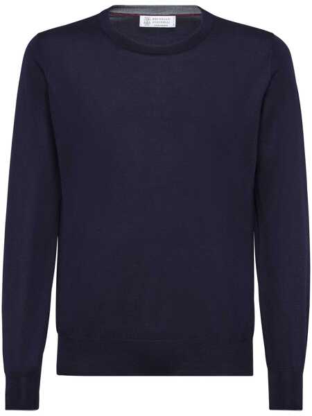 Pulovere Brunello Cucinelli Brunello Cucinelli Sweaters BLUE Barbati (BM 10580696) 1
