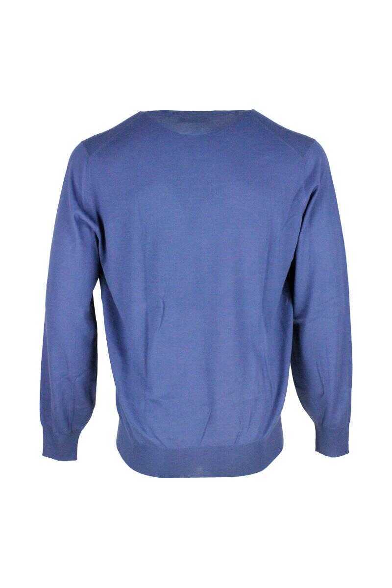 Pulovere Brunello Cucinelli Brunello Cucinelli Sweaters BLUE Barbati (BM 10580699) 2