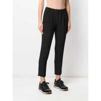 Pantaloni casual Brunello Cucinelli Dama - Pantaloni casual Brunello Cucinelli Brunello Cucinelli Silk Blend Pants Black Femei (BM 10580705) - B-mall.ro