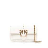 Genti de umar Pinko Pinko White Leather Bag 'Love One Pocket'