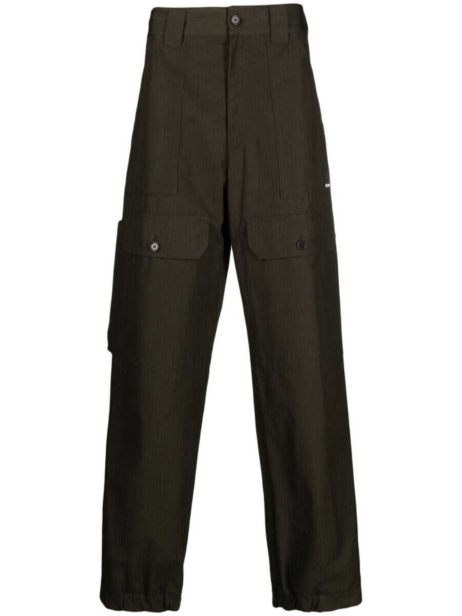 MSGM MSGM Cargo tapered trousers Green