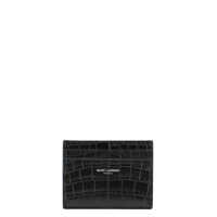 Portofele Printed crocodile card holder Barbati