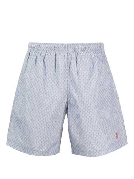 Sorturi de baie Alexander McQueen Alexander McQueen Beachwear BLUE Barbati (BM 10592330) 1