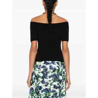 Topuri Alexander McQueen Dama - Topuri Alexander McQueen Alexander McQueen Off-Shoulder Top Black Femei (BM 10593338) - B-mall.ro