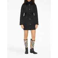 Geci Dama - Geci de iarna Burberry Burberry Nylon Quilted Jacket Black Femei (BM 10597583) - B-mall.ro