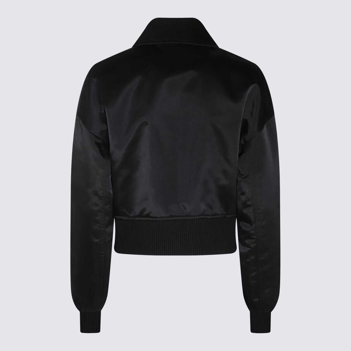 1017 ALYX 9SM 1017 ALYX 9SM BLACK NYLON LOGO BOMBER JACKET Black