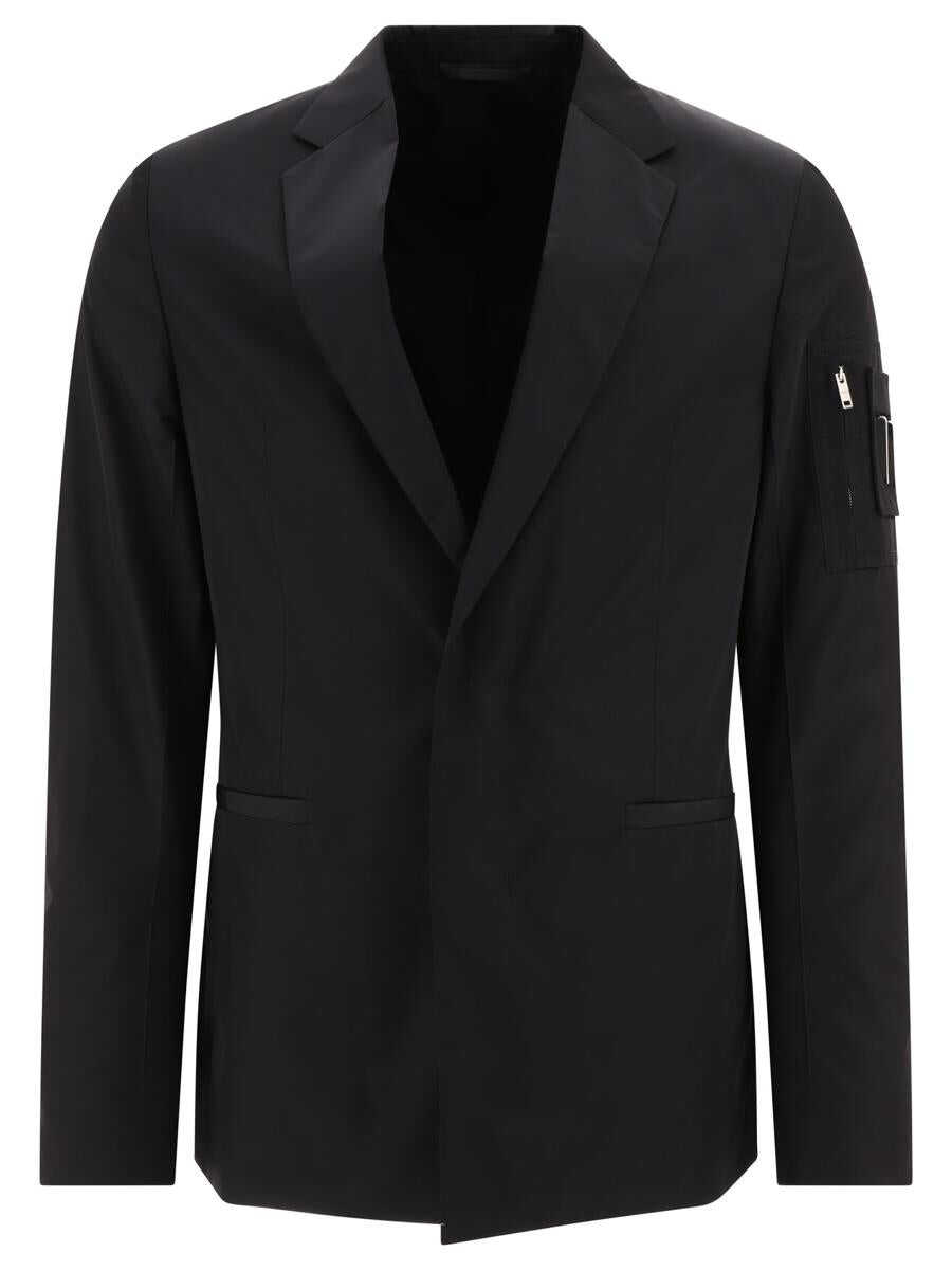 Givenchy GIVENCHY Blazer in technical fabric Black b-mall.ro