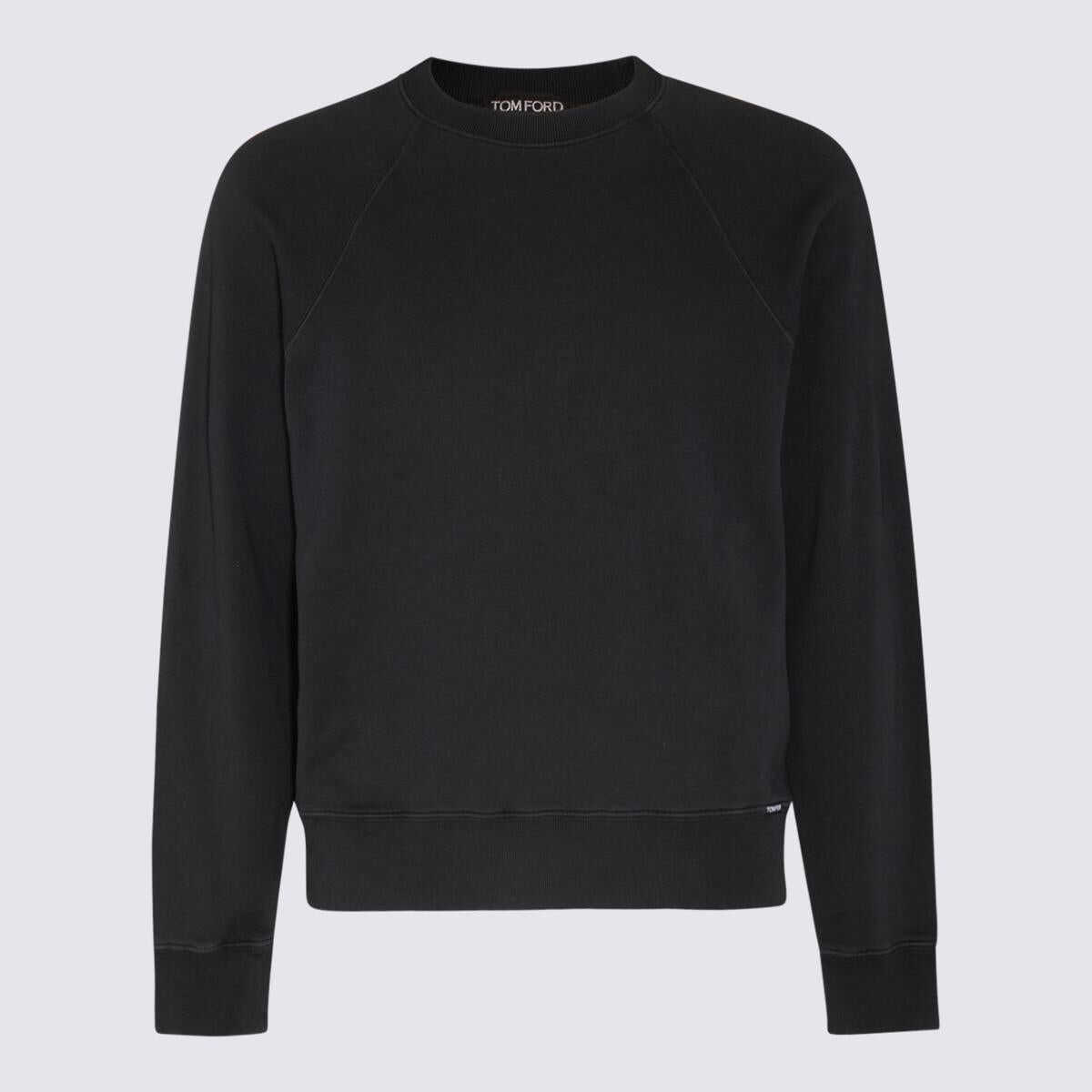 Tom Ford Garment-dyed sweatshirt Black