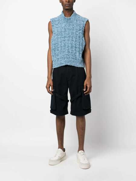 Pantaloni Isabel Marant Isabel Marant Black Cotton Cargo Shorts Black Barbati (BM 10616630) 2
