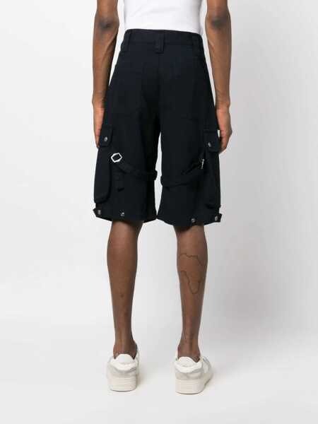 Pantaloni Isabel Marant Isabel Marant Black Cotton Cargo Shorts Black Barbati (BM 10616630) 4