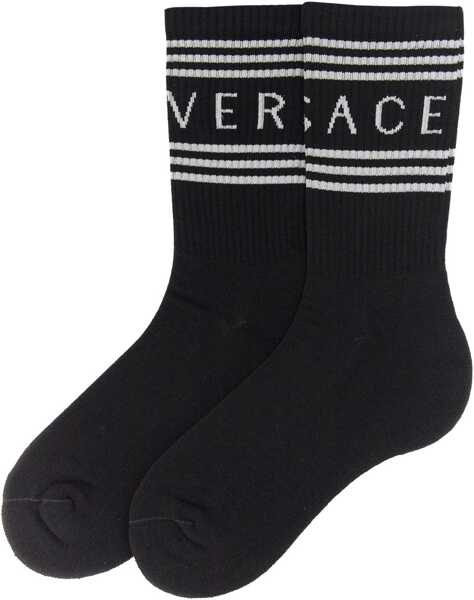 Sosete Versace Socks With Logo BLACK Barbati (BM 10620458) 4