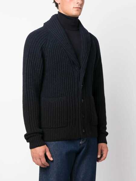 Cardigane BRIONI Cashmere Cardigan BLUE Barbati (BM 10620470) 3