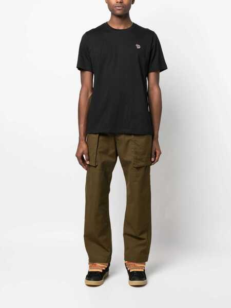 Tricouri Paul Smith Zebra Logo T-Shirt BLACK Barbati (BM 10620629) 2