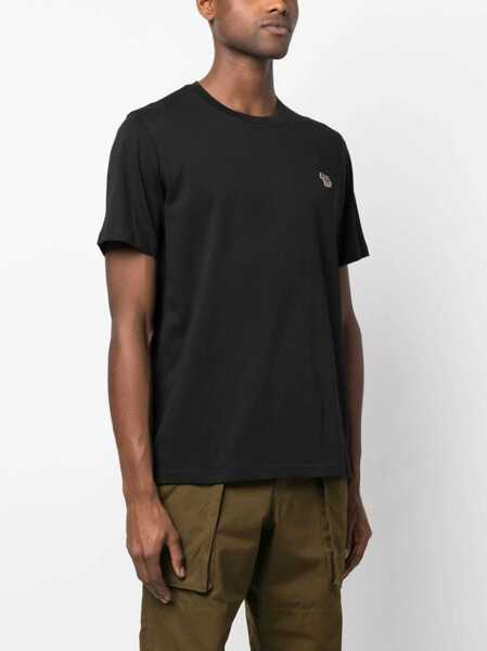 Tricouri Paul Smith Zebra Logo T-Shirt BLACK Barbati (BM 10620629) 3