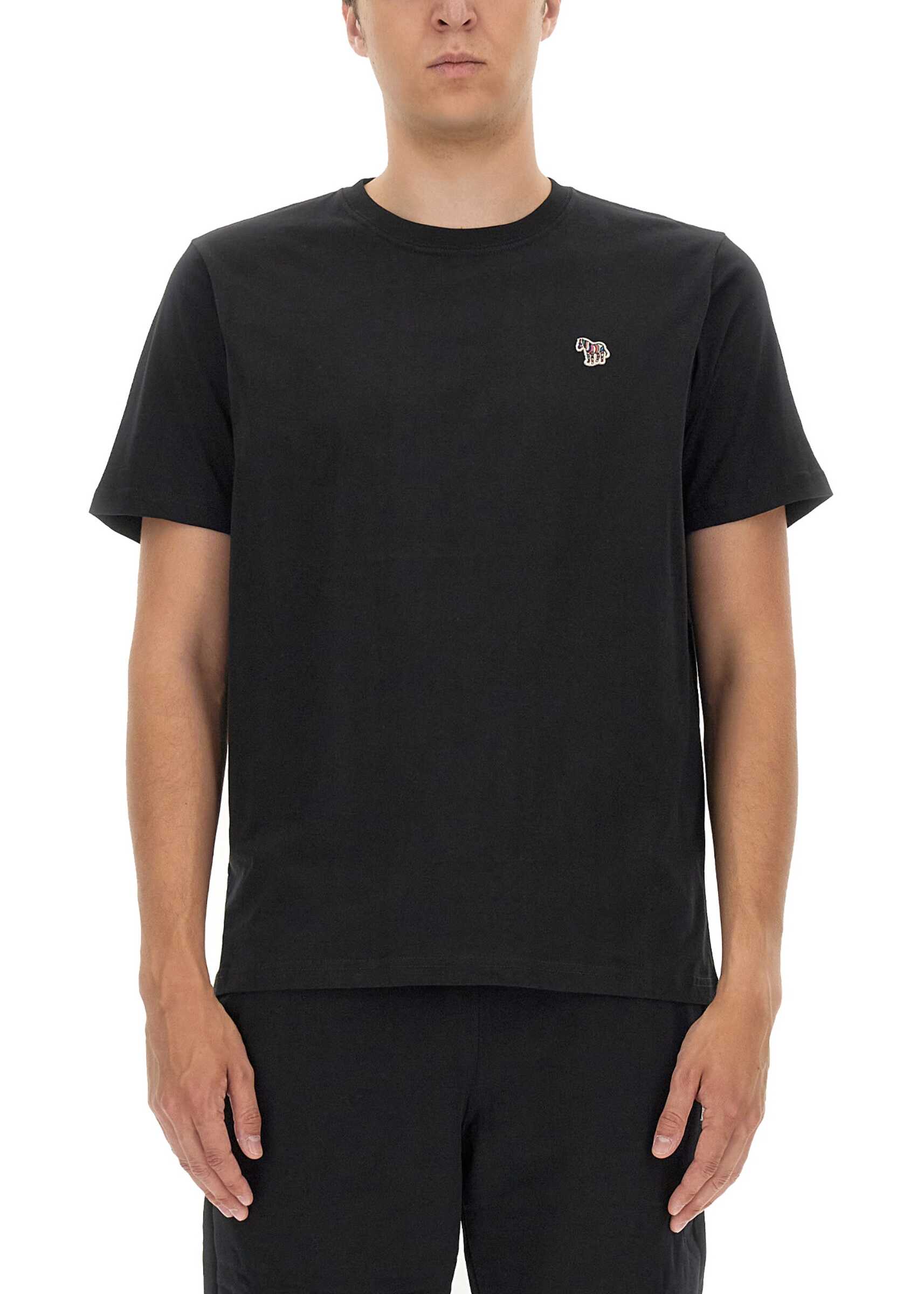 PS by Paul Smith Zebra Logo T-Shirt BLACK