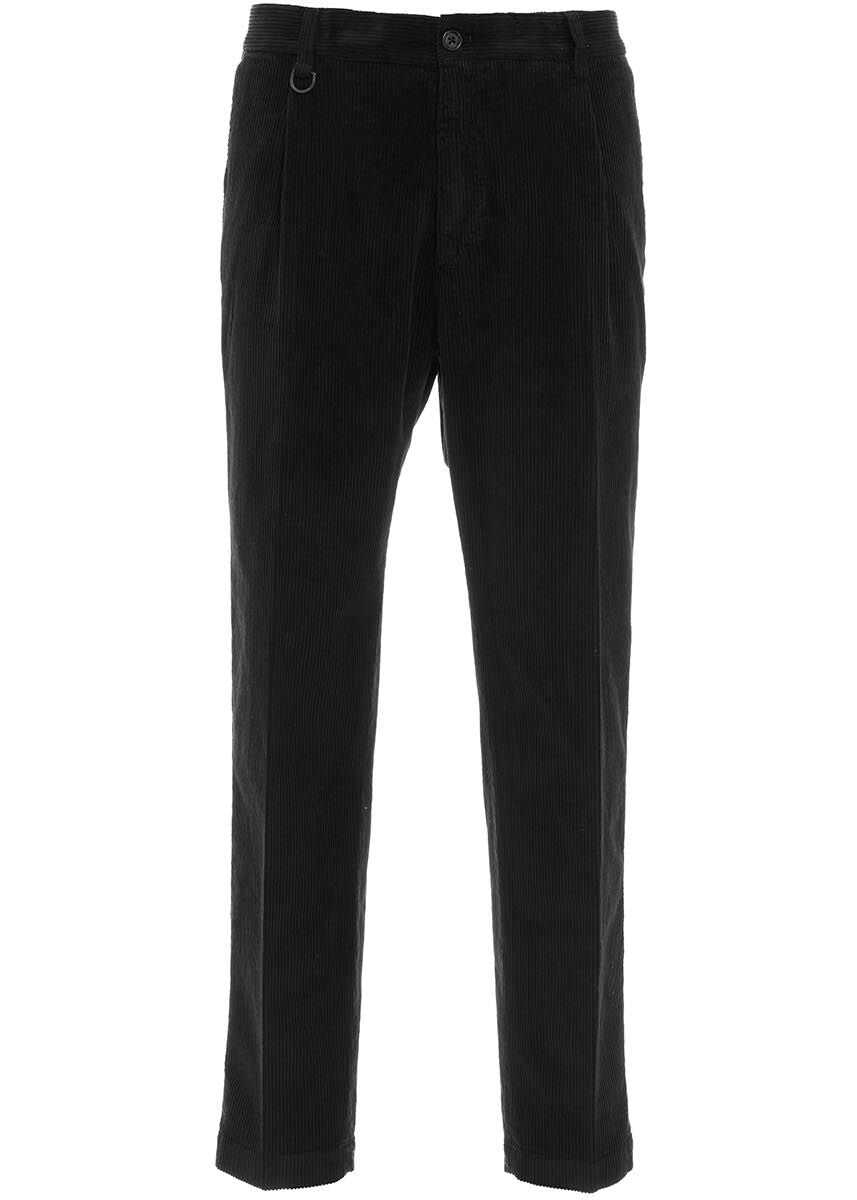 Paolo Pecora Corduroy pants Black