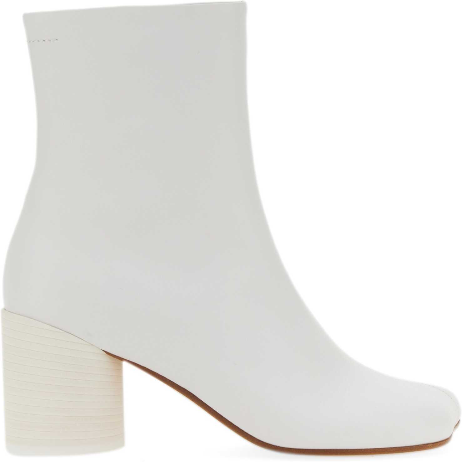 MM6 Maison Margiela Boot With Heel 6* WHITE