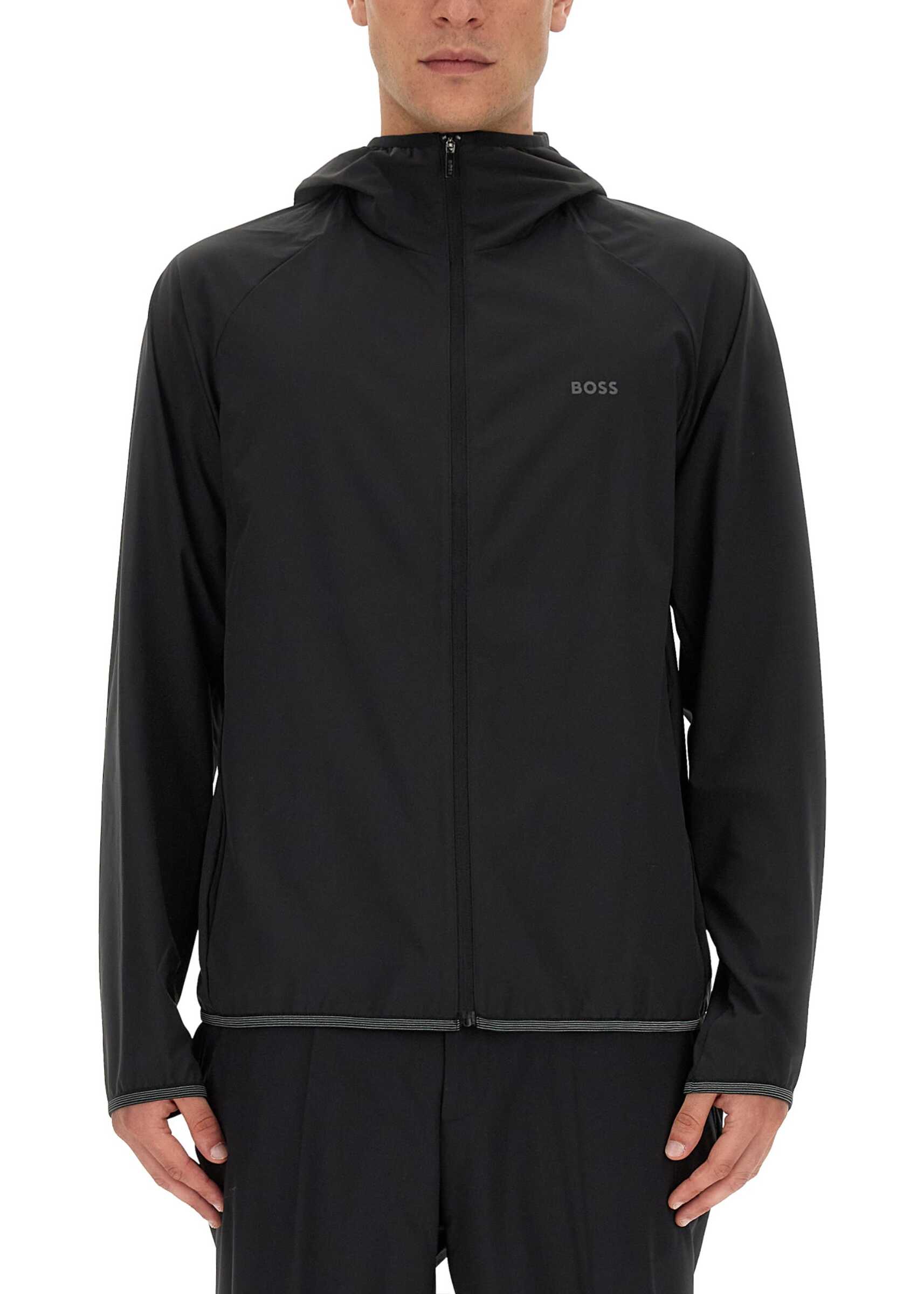 Hugo Boss Jacket With Logo BLACK