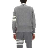 Cardigane pentru Barbati - Cardigane Thom Browne V-Neck Cardigan GREY Barbati (BM 10638296) - B-mall.ro