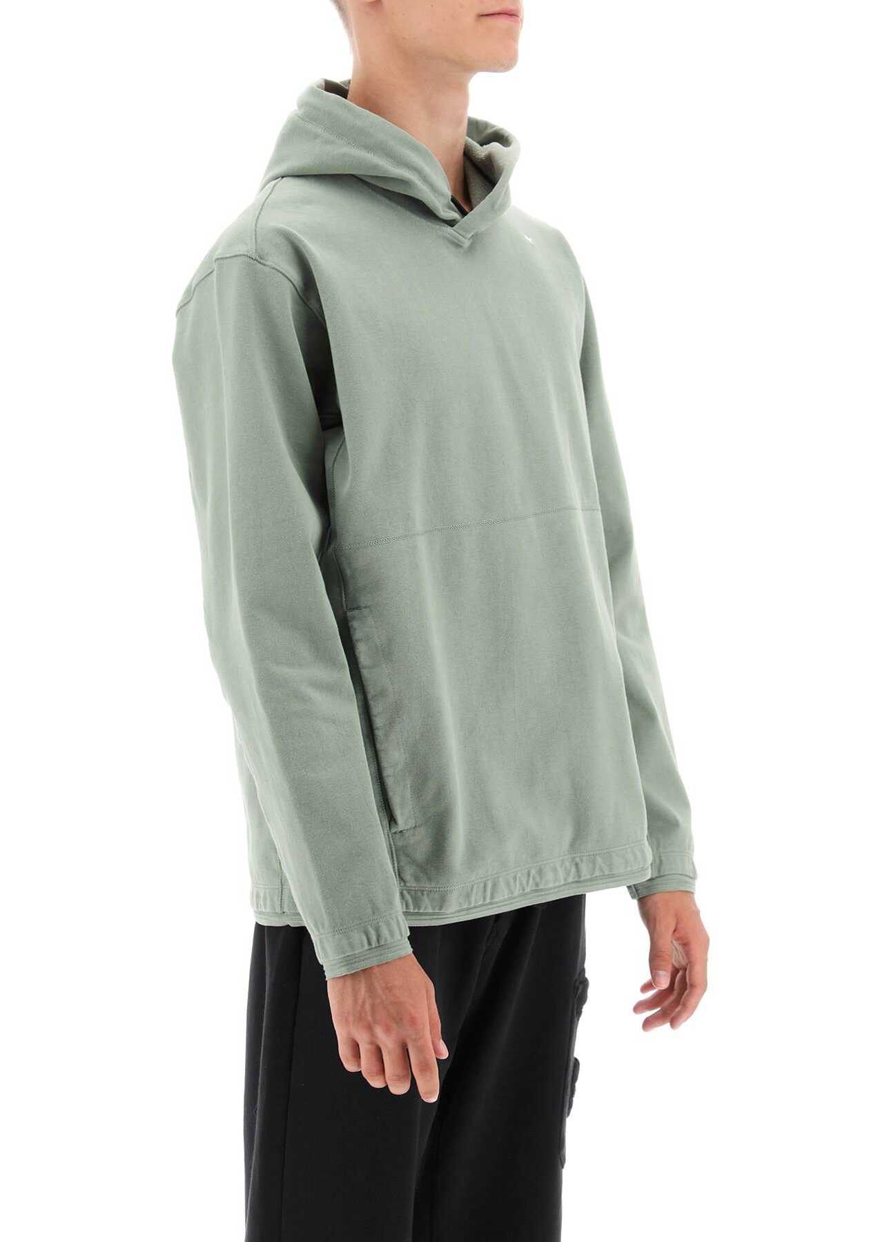 Stone Island Stellina Stretch Cotton Hoodie SALVIA