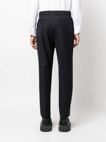 Pantaloni Alexander McQueen Tailored Pants BLUE Barbati (BM 10639025) 4