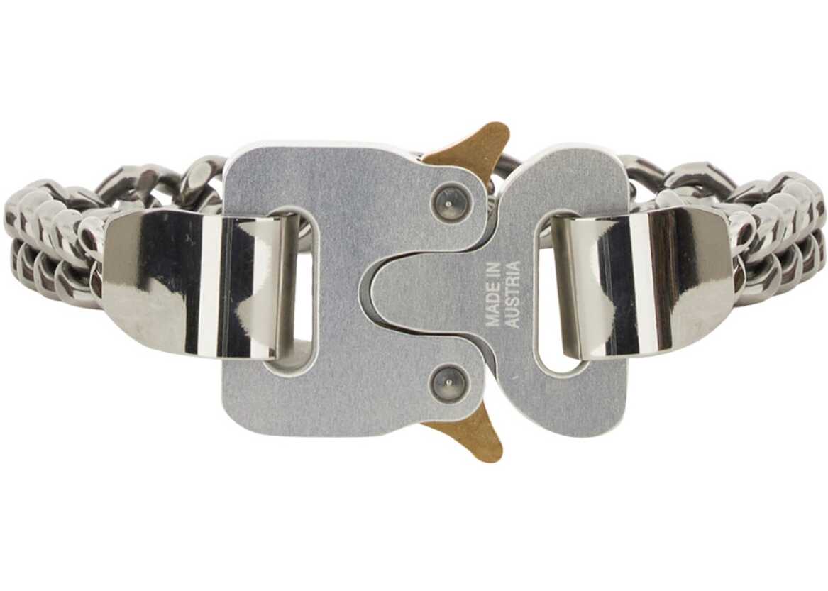 1017 ALYX 9SM 2X Chain Buckle Bracelet SILVER image4