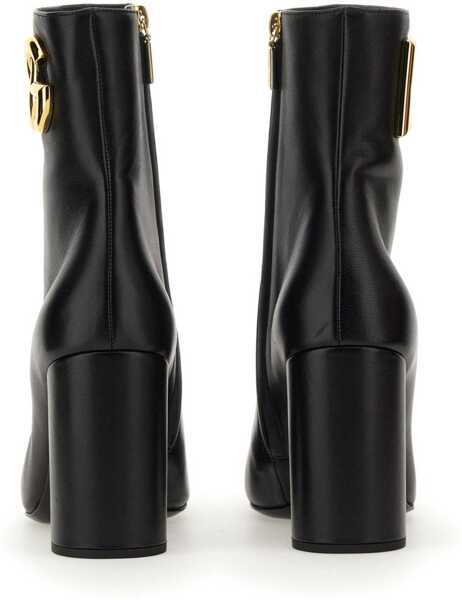 Cizme scurte Dolce & Gabbana Ankle Boot With Logo BLACK Femei (BM 10639544) 4