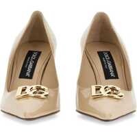 Pantofi cu toc Dolce & Gabbana Dama - Pantofi cu toc Dolce & Gabbana Dcollet With Logo BEIGE Femei (BM 10639568) - B-mall.ro