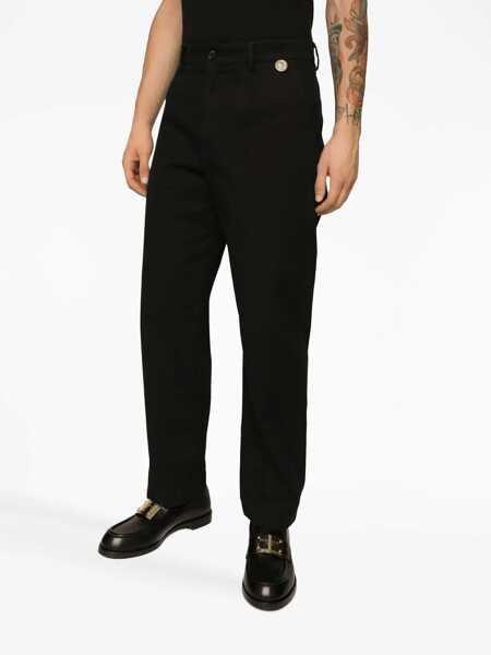 Pantaloni casual Dolce & Gabbana Gabardine Pants BLACK Barbati (BM 10639583) 5