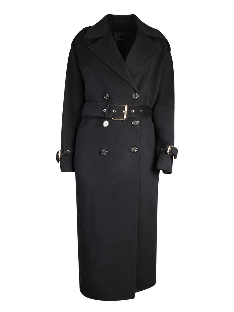 Pinko PINKO TRENCH COATS Black