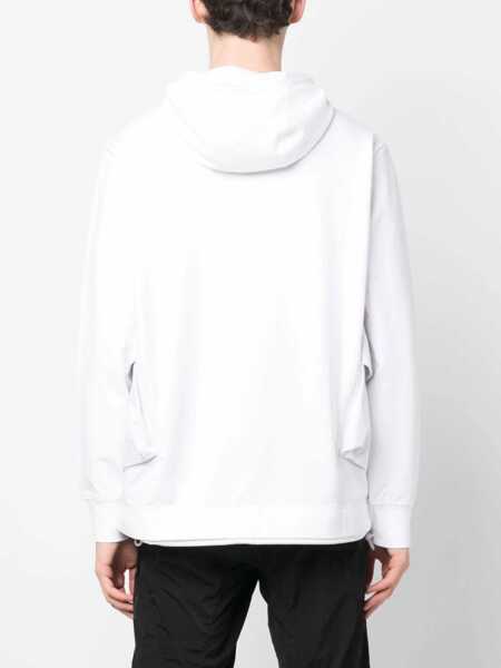 Bluze de trening C.P. Company C.P. Company Logo Hoodie WHITE Barbati (BM 10640981) 4