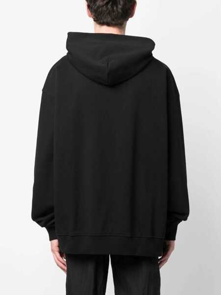 Pulovere 424 424 Black And Red Cotton Blend Sweatshirt Black Barbati (BM 10644872) 4
