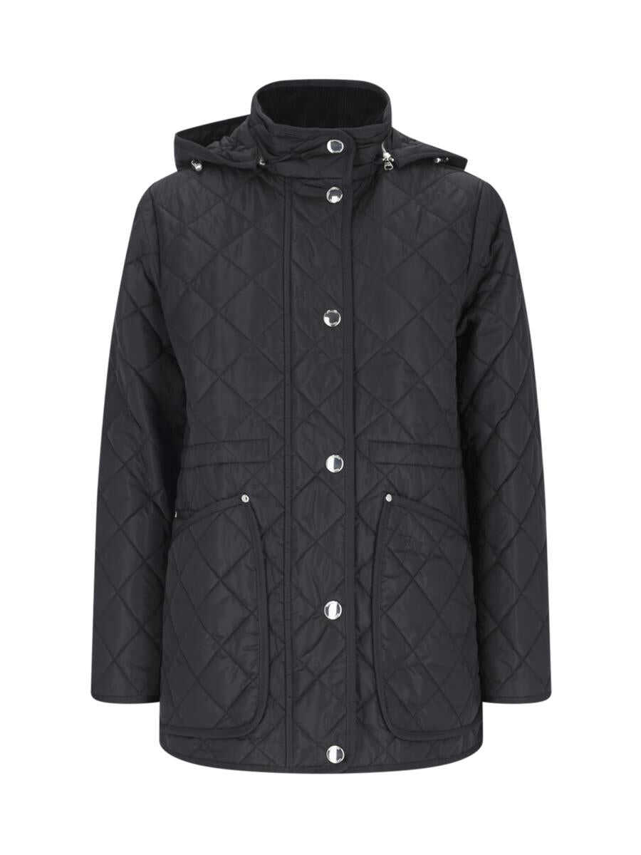 Burberry BURBERRY Recycled nylon quilted jacket Black