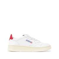 Sneakers Autry Red And White Leather Medalist Low Sneakers Femei