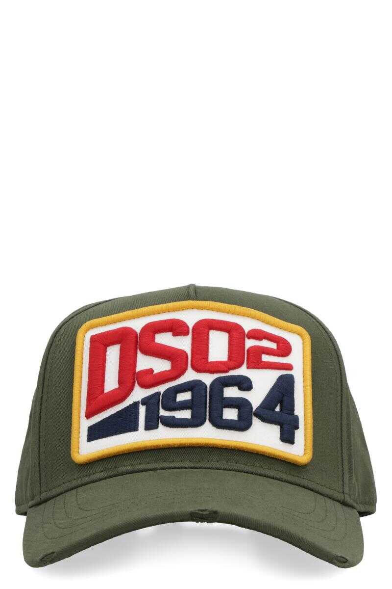 DSQUARED2 DSQUARED2 GABARDINE BASEBALL CAP green