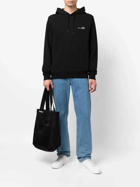 Bluze de trening A.P.C. A.P.C. Hoodie Sweatshirt  Item Black Barbati (BM 10651205) 2