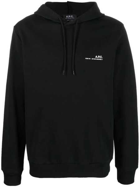 Bluze de trening A.P.C. A.P.C. Hoodie Sweatshirt  Item Black Barbati (BM 10651205) 1