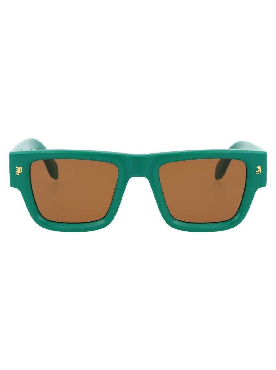 Palm Angels Palm Angels SUNGLASSES 5560 GREEN BROWN