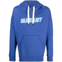 Pulovere Isabel Marant Electric Blue Cotton Miley Sweatshirt Barbati