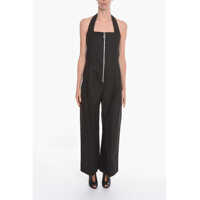 Salopete Salon 01 Stretch-Linen Halterneck Jumpsuit With Bodice Femei