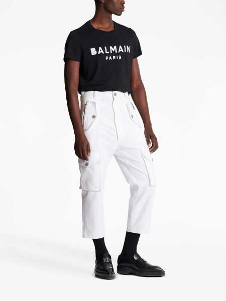 Pantaloni casual Balmain Cargo Pants WHITE Barbati (BM 10666688) 3