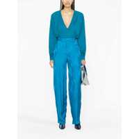 Imbracaminte Dama pagina 531 - Pantaloni casual THE ATTICO The Attico Jagger Viscose Trousers BLUE Femei (BM 10667351) - B-mall.ro