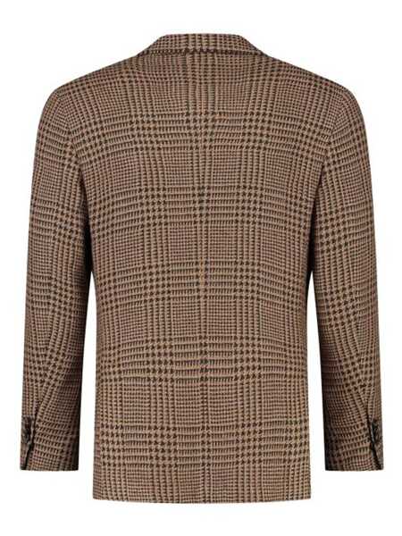 Paltoane Lardini Houndstooth jacket Brown Barbati (BM 10670372) 3