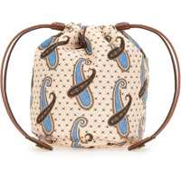 Genti de mana Pouch With Paisley Pattern And Polka Dots Femei